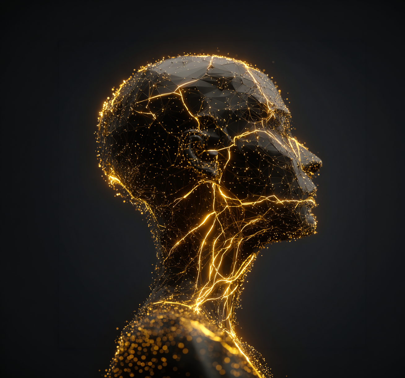 Original Exept golden neural-network head